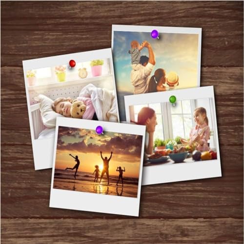 500 Stück Karte Nagel Pinnadeln Rundkopf Stecknadeln Heftzwecken Stecknadeln Mit Kopf Map Push Pins Buntkopf Pushpins,für Weltkarte,Stoffmarkierung, Cork Board,Mit Aufbewahrungsbox