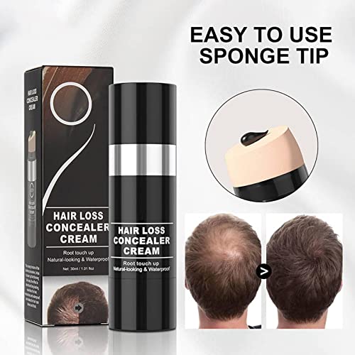 Creme corretivo para queda de cabelo,Caneta de retoque de raiz à prova d'água | Sombra de linha de