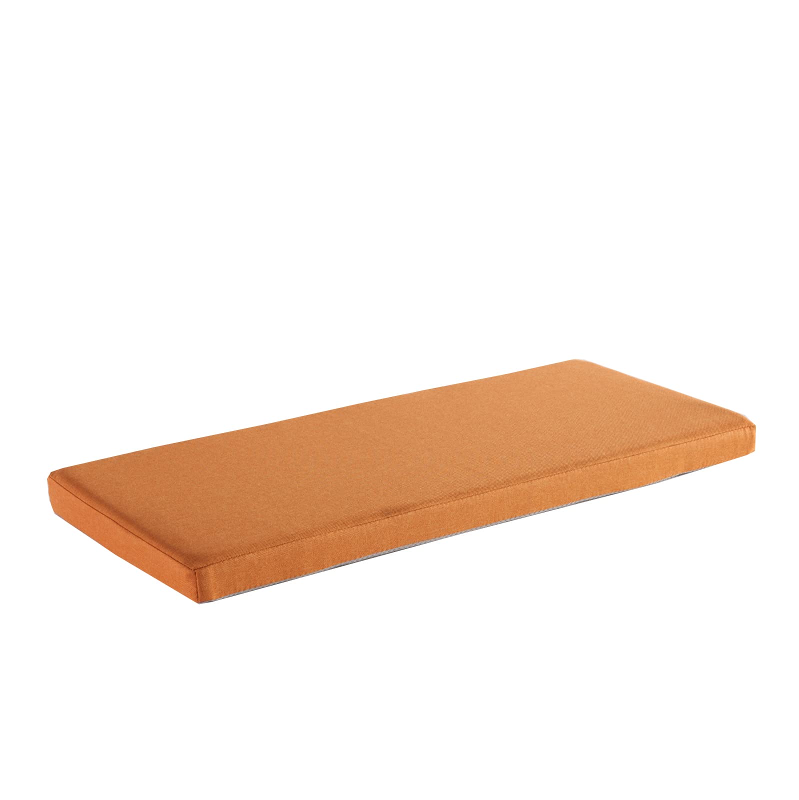 JABGF Indoor Patio Furniture Seat Pad for Bench Chair Window, Non-Slip Soft Bench Cushion, Washable Cover Elastic Foam Cabinet Seat Cushion Sofa Cushion (24x14x2inch,Orange)