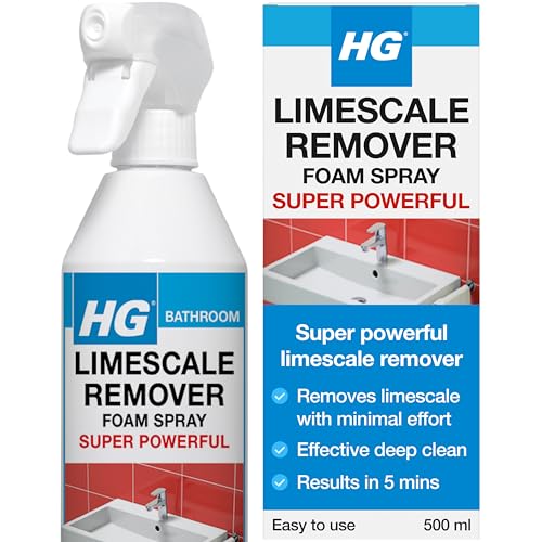 HG Limescale Remover Foam Spray Super Powerful,...