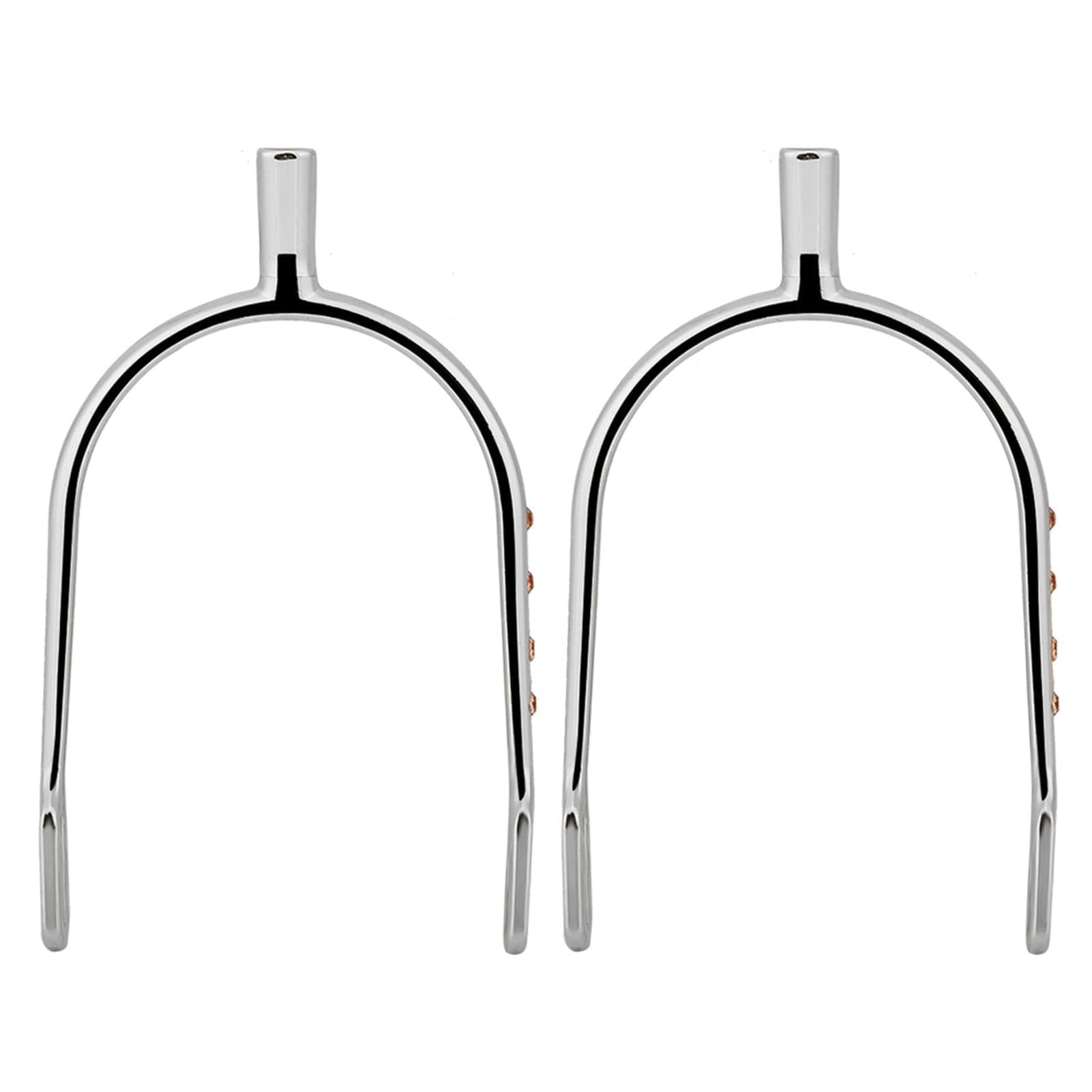 Speroni da Equitazione in Lega di Zinco, Placcati Argento, Design Sottile per Roping Inglese, Stile Femminile