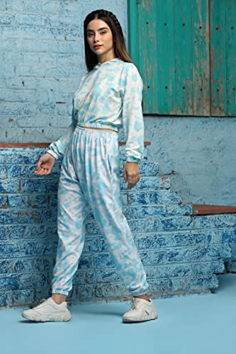 Image of GRECIILOOKS Co Ord Set for Women | Co Ord Set for Women Stylish |Printed Lycra Co Ord Set for Women | Travel Co Ord Set for Women | Full Sleeve