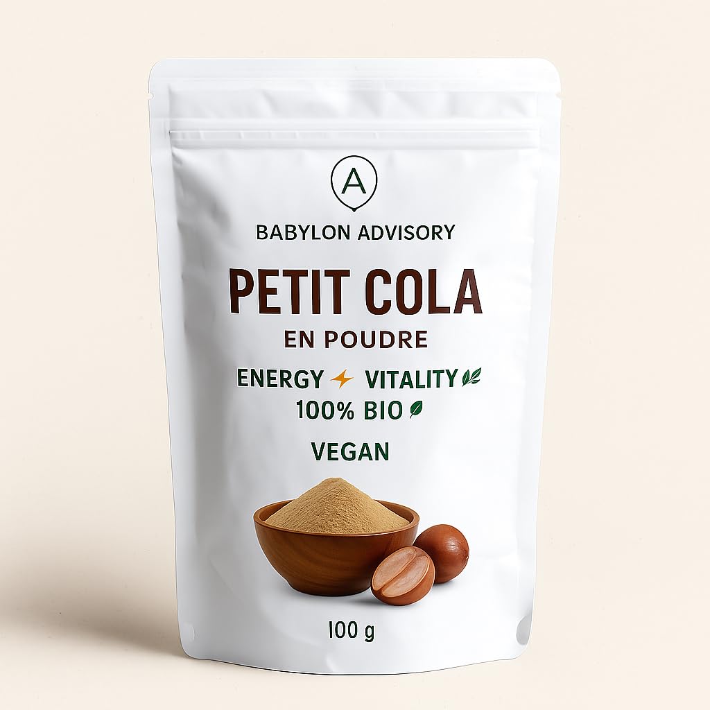 Poudre de Noix de Petit Cola de Côte d'Ivoire - 100% Naturelle & Bio, Qualité Premium - Bustine Zippés Hermétiques
