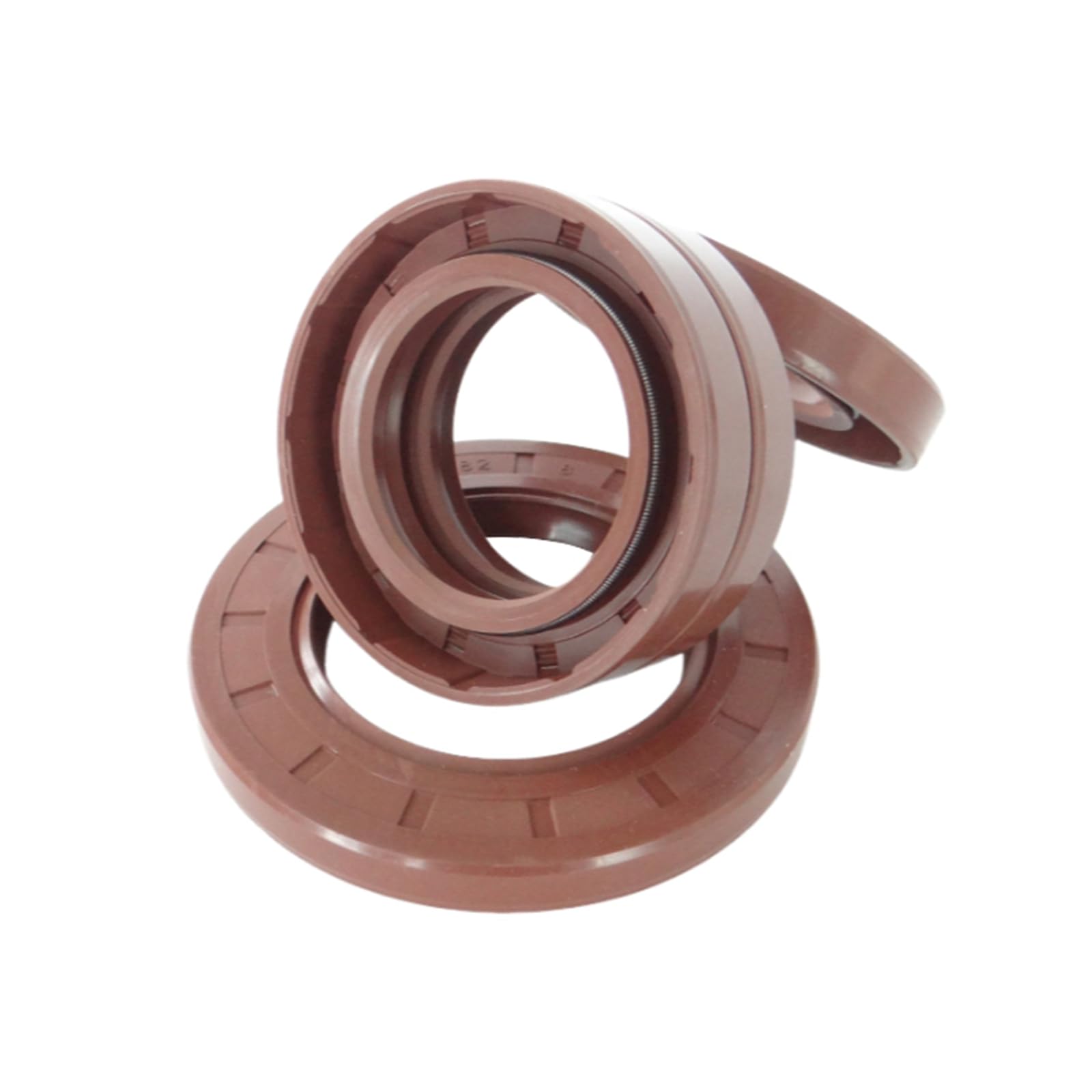 2pcs 26x35x5mm Fluororubber Rotary Shaft Lip Seals, Inner Diameter 26mm, Outer Diameter 35mm, Thickness 5mm