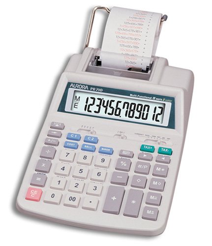 Aurora PR710 Printing Calculator (Two Colour Printing)