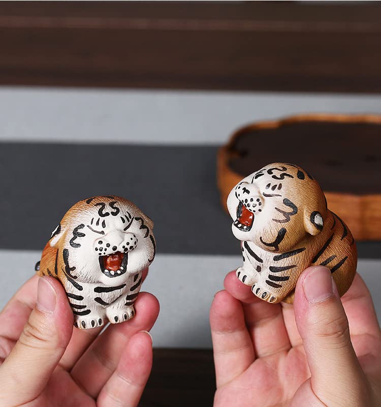 Amazon.com | Chinese Purple Clay Tea Pet Tiger Cute Funny Tea