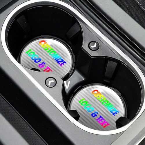 Posavasos personalizados para portavasos de auto universales miniatura 1