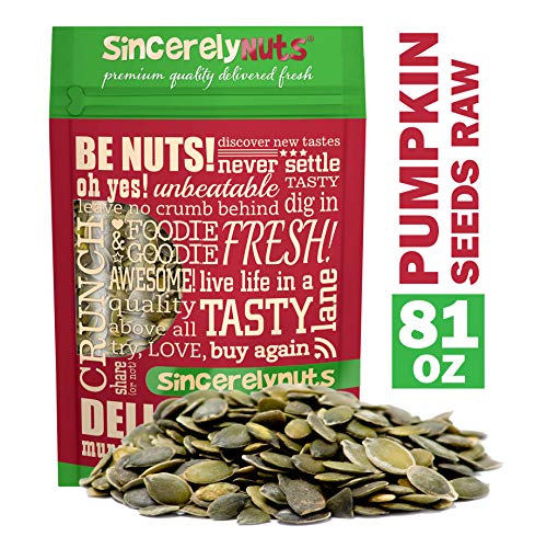Sincerely Nuts - Raw Shelled Pepitas Pumpkin Seeds (Unsalted) (5lb bag) | All