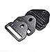 GPCA - Tie Down Metal D-Plates/D-Buckles, Easy-to-Install Truck Tie Downs, Compatible with Cargo Cover Mounts, Heavy-Duty Jeep Wrangler Accessories for 4xe, JL, JT, JK, TJ and More, 3mm, 6 Packs
