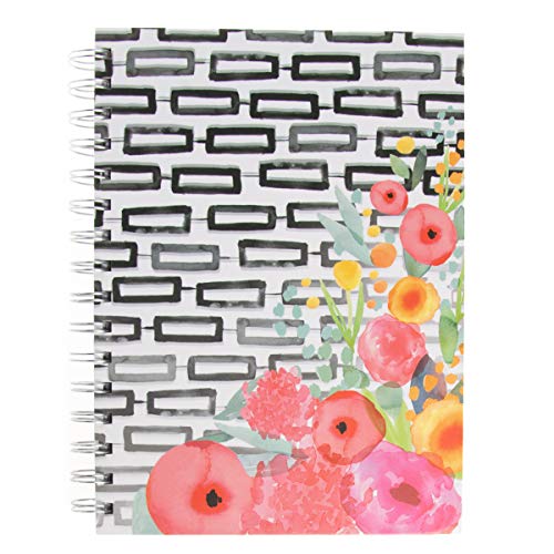 Paper Craft Spiral Notebook Calendar Daily Planner Hardcover Journal Notebook Undated Weekly Monthly Planner