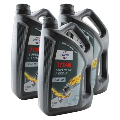 Fuchs 15 Liter TITAN SUPERSYN F ECO-B SAE 5W-20 Aceite Motor