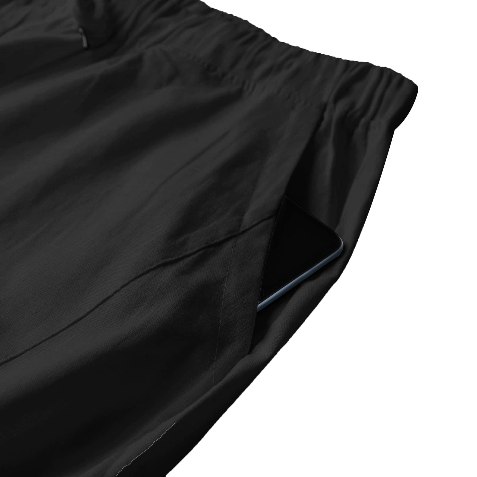 YAOBAOLE Herren-Hosen Baumwolle Leinen Haremshose Herren mit Taschen Freizeithose