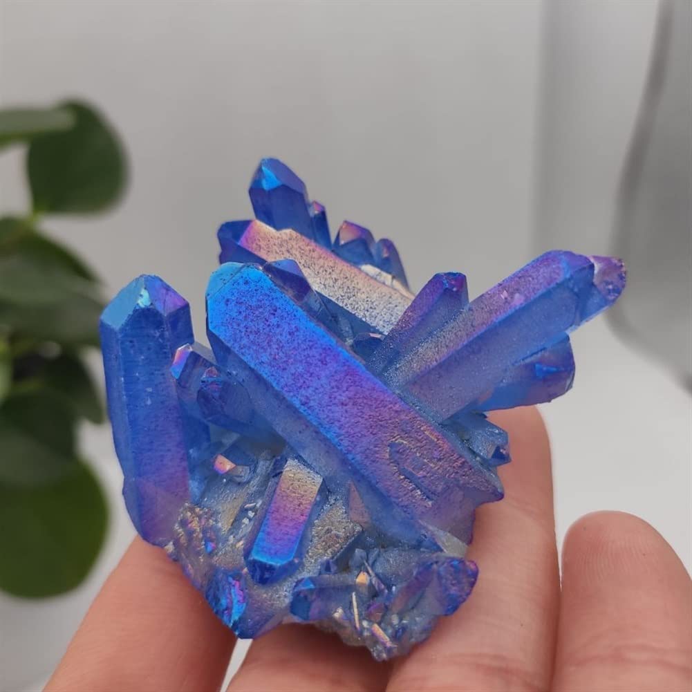 Pierre naturelle en cristal bleu de 50g-80g : l'idée cadeau déco idéale