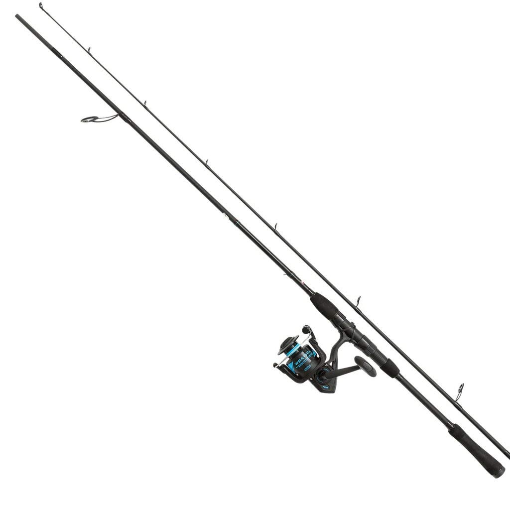 PENN Wrath combo ensemble canne et moulinet pour la pêche en mer, pêche en bateau, pêche au leurre, multi espèces, bar, lieu, dorade, maquereaux