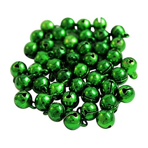 Kleenes TH Pack of 100 Small Copper Bells 11 x 7 mm, Grün, 11 x 7 mm Cover