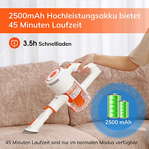 ILIFE EASINE G80 Kabelloser Staubsauger mit 22000Pa Starke Saugkraft, Leicht, Bis zu 45 Min, Handstaubsauger mit… - Image 3