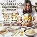 Complete Bread Proofing Baskets Set - Premium Quality Kit for Sourdough Bread Making - Includes 9