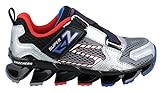 Skechers Kids Mega Blade 2.0 Sneaker,Red/Silver/Black,1 M US Little Kid