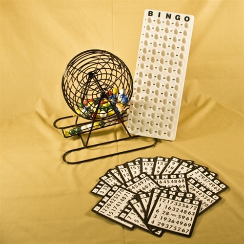 SmallToys Bingo Game Set with Rubberized Cage
