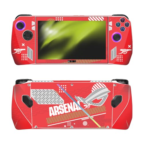 Skin Arsenal FC pour ASUS ROG Ally Autocollant Vinyle Officiel Head Case Designs Rouge et Or