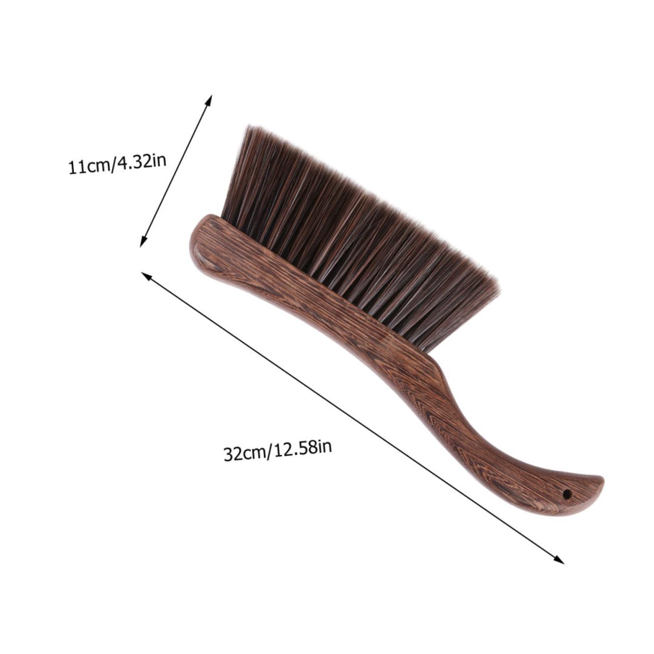 FONDOTIN 1Pc Guqin Cleaning Brush Premium Instrument Cleaner for Guzheng Guqin Portable Dust Removal Tool with Convenient Handle Fine Workmanship