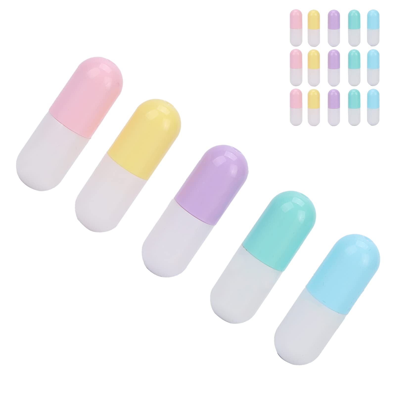 Beavorty 1 Lot De Tubes De Gloss à Lèvres, Lotion, échantillons, Pots De Maquillage, Baume à Lèvres, Conteneur Portable Pour Crème De Voyage