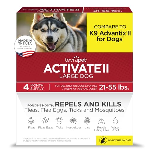 TevraPet Activate II Flea and Tick Prevention for...