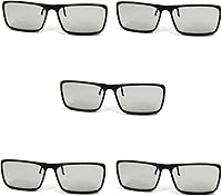 Vista 7 de Othmro 10 gafas duraderas estilo 3D 3D, gafas de visión 3D, gafas de juego de película 3D, lentes de polarización 3D, marco de plástico, lente