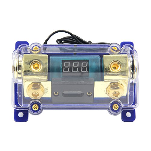 Disjoncteur numérique 150A pour sono voiture avec porte-fusible ANL en ligne 0 2 4 AWG