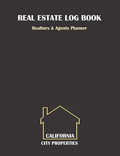 Real estate log book ,Realtors & Agents Planner: Daily Planner for busy Real Estate brokers sellers Novice & Professionals /Clients Portfolio Handbook ... Open House Listing Negotiating Record Book.