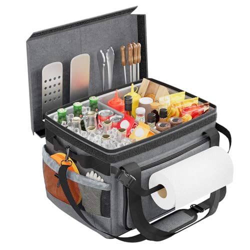 Panier de barbecue avec couvercle de protection contre insectes et vent - 2