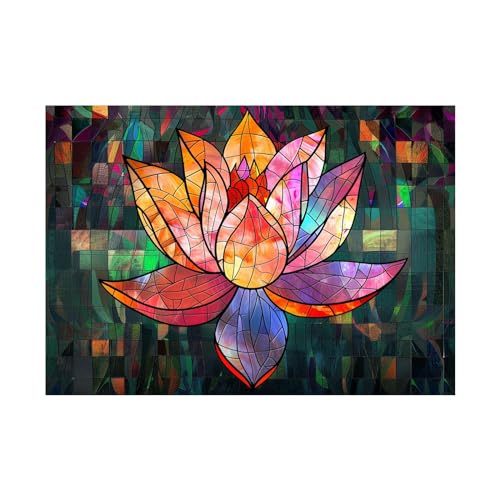 Tableau decoration murale moderne WODJEM affiche peinture d'art abstrait fleurs toile 70x90