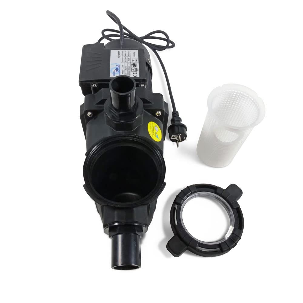 SPS 585 Umwälzpumpe – Selbstansaugend mit Vorfilter, 10 m³/h Leistung, leise & effizient, ideal für Pools bis 60 m³ Wasserinhalt