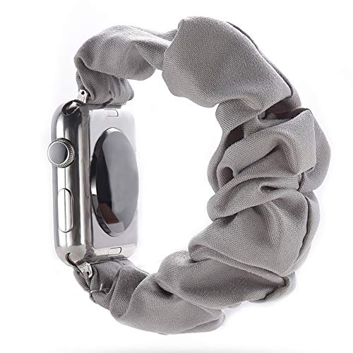 Scrunchie Elastische Uhrenarmbänder Ersatz für Apple Watch, weiches und dehnbares Uhrenarmband, kompatibel mit iWatch Series 1–5 (38 mm/40