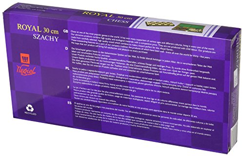 image for Wegiel Chess Royal 30 European Wooden Handmade International Set, 11.8