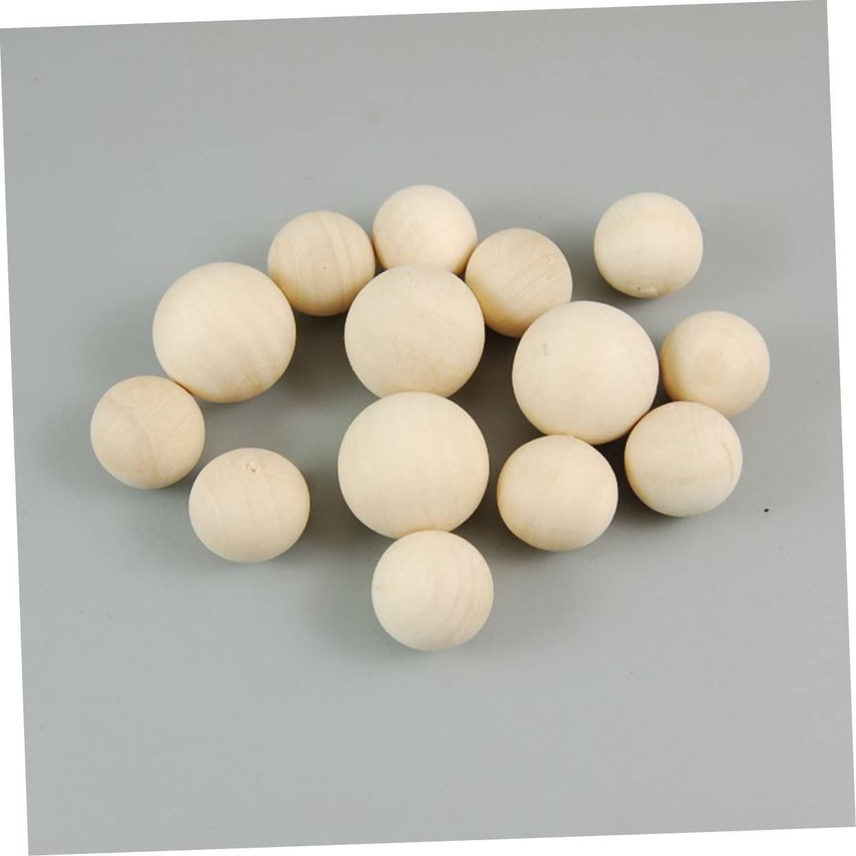 Angoily 2 Set Perline Legno Naturale Pz Beads Tondi Senza Per Diy E Pittura Accessori Creativi Per Gioielli E Decorazioni Fai Da Te Legno Loto 200 Pezzi*2