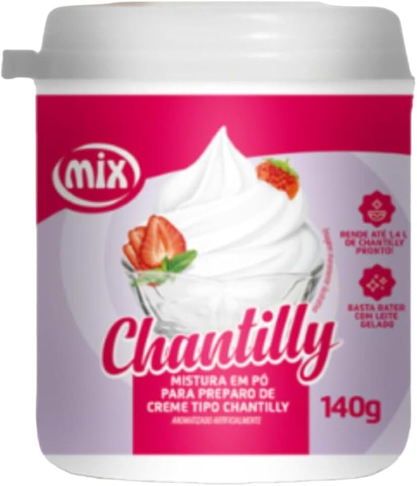 Chantilly Em Pó Efeito Aerado 140g Mix