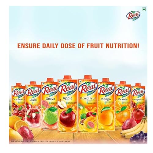 Image of DABUR Real Masala Guava Fruit Juice-1 Liter (Pack Of 4) | No Added Preservatives, No Artificial Colours & Flavours | Guavas Daily Dose Of Fruit Nutrition | Tasty, Refreshing & Energizing Fruit Drink