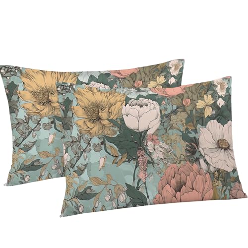 Housse de couette 90x190 fleurie pour créer une ambiance cottage anglais dans votre chambre