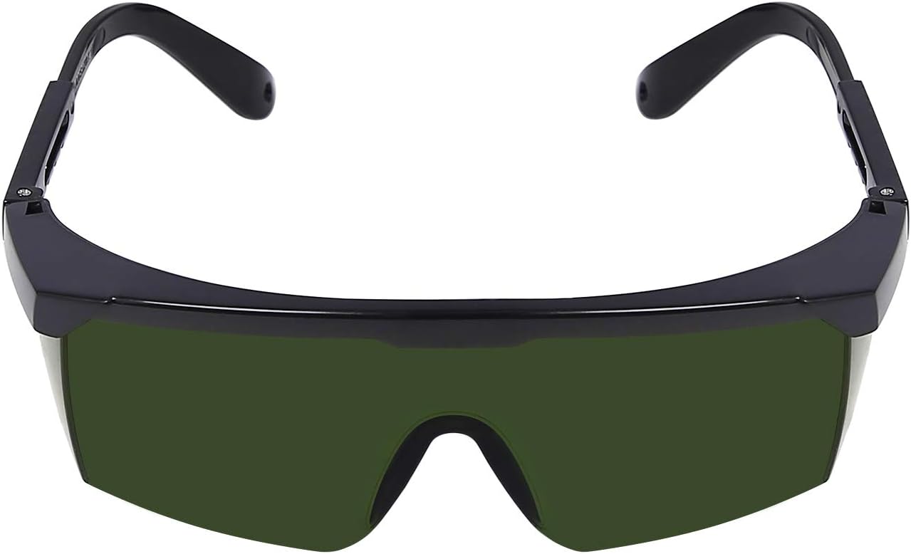 HDE Laser Eye Protection Safety Glasses for Red and UV Lasers with Case