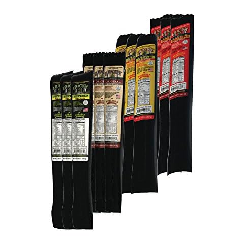 Lucky Beef Jerky - 1.25oz Sticks (Assorted, 12 Pack) Cover