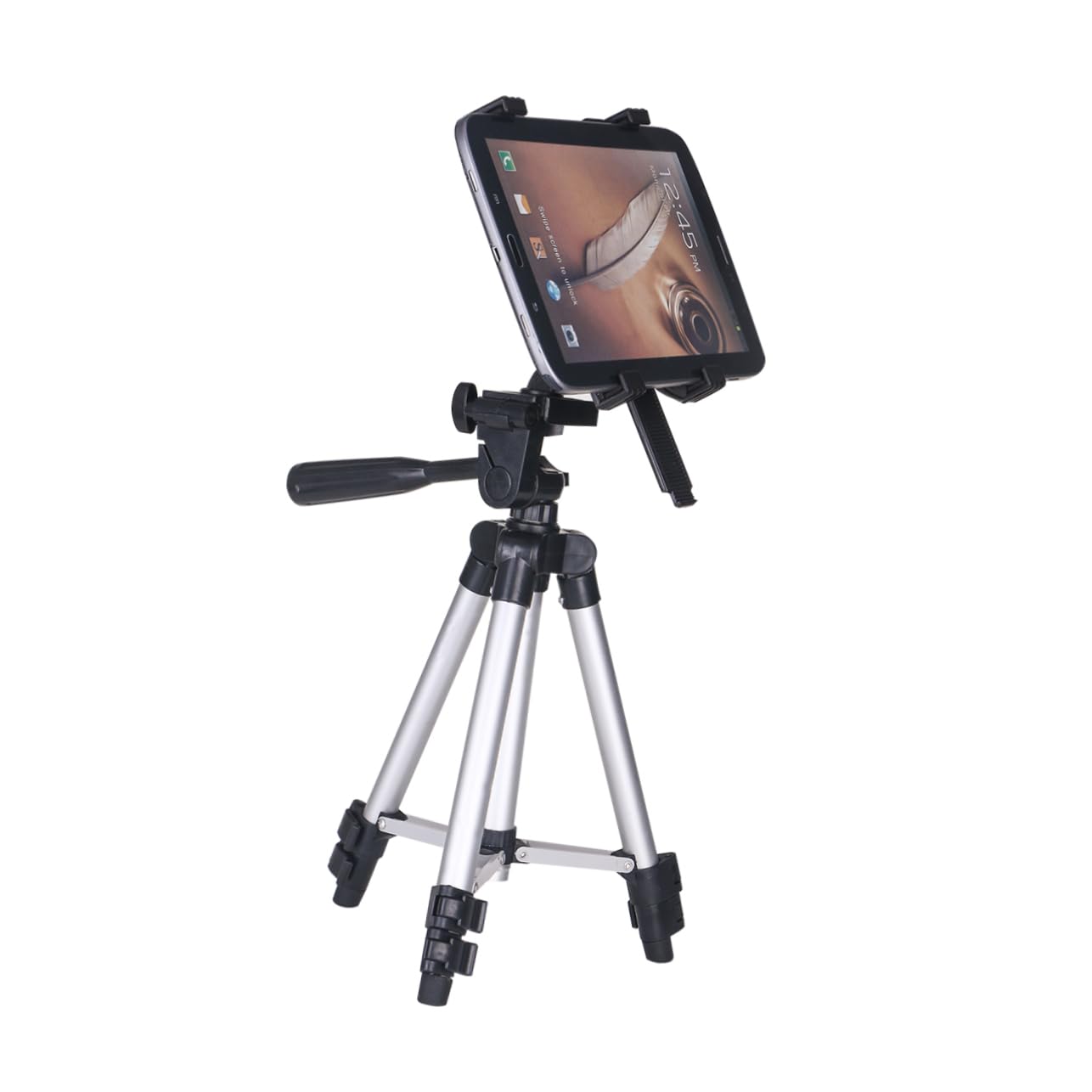 Support de Tablette Rotatif en Aluminium Réglable pour Tablettes et Smartphones 14 Pouces
