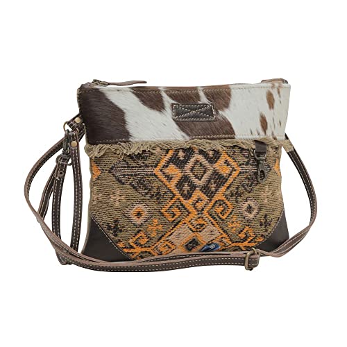 Myra Bag Western Canvas Crossbody Handbag for Women - Cotton & Upcycled Leather Shoulder Bag Estonian2