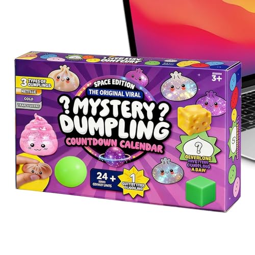 Dumpling Stress Toy | Squeeze Sensory Fidget Toy | Kneading Vent Artifact | For Kids Adults Home School Travel Commuting Holiday