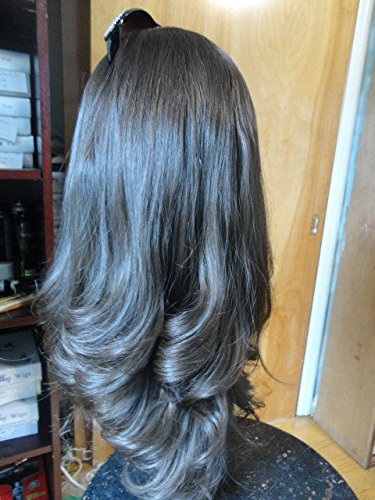 Malky Wig Sheitel 100% European Multidirectional Wig Dark Brown 22" Medium