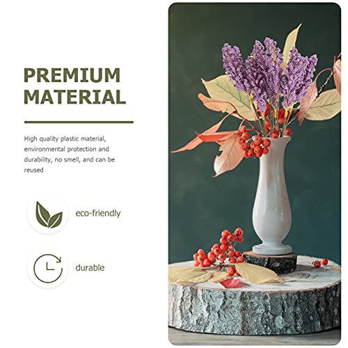 Ramo de 5 flores artificiales simulando trigo para decoración miniatura 5