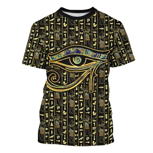 BJU Ancient Egypt Graphic Crewneck T-Shirt Unisex Black
