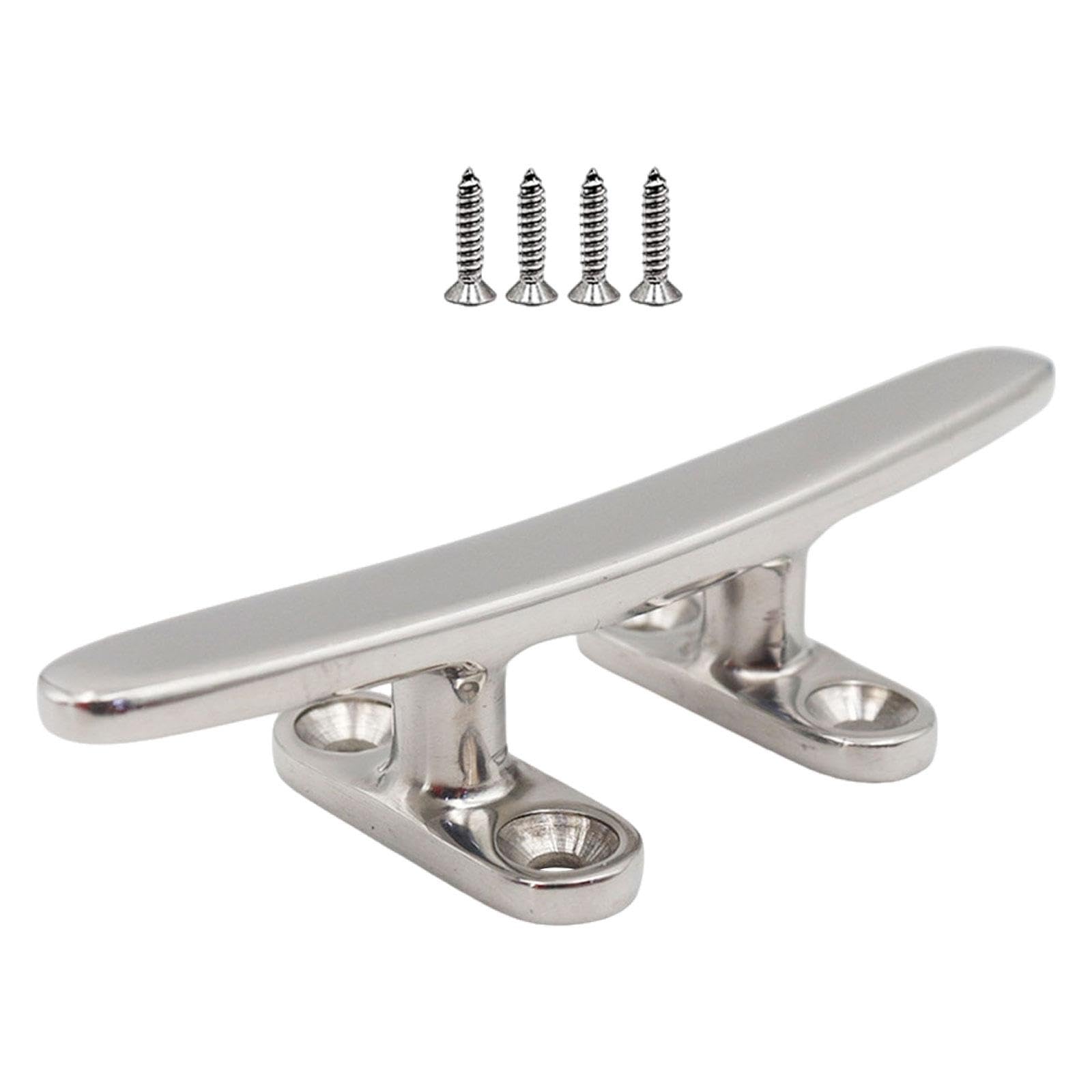 RNXRZANK Mooring Cleat Boat Hardware Open Base for Canoes Yachts and Bass Boats, 10cmx2.5cm