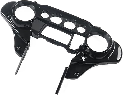 MZYPARTS Carenado interior de murciélago delantero negro brillante para Harley Davidson Touring Street Glide Electra Glide FLHT Ultra Classic