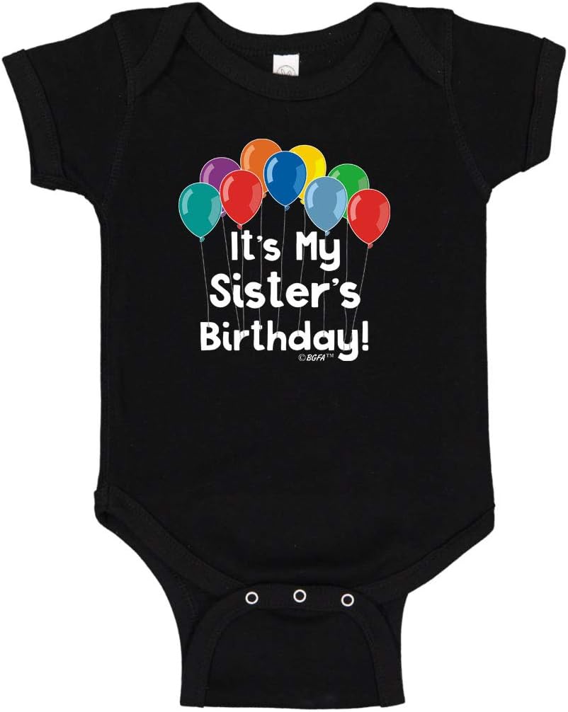 It's My Sister's Birthday Party Apparel Bodysuit